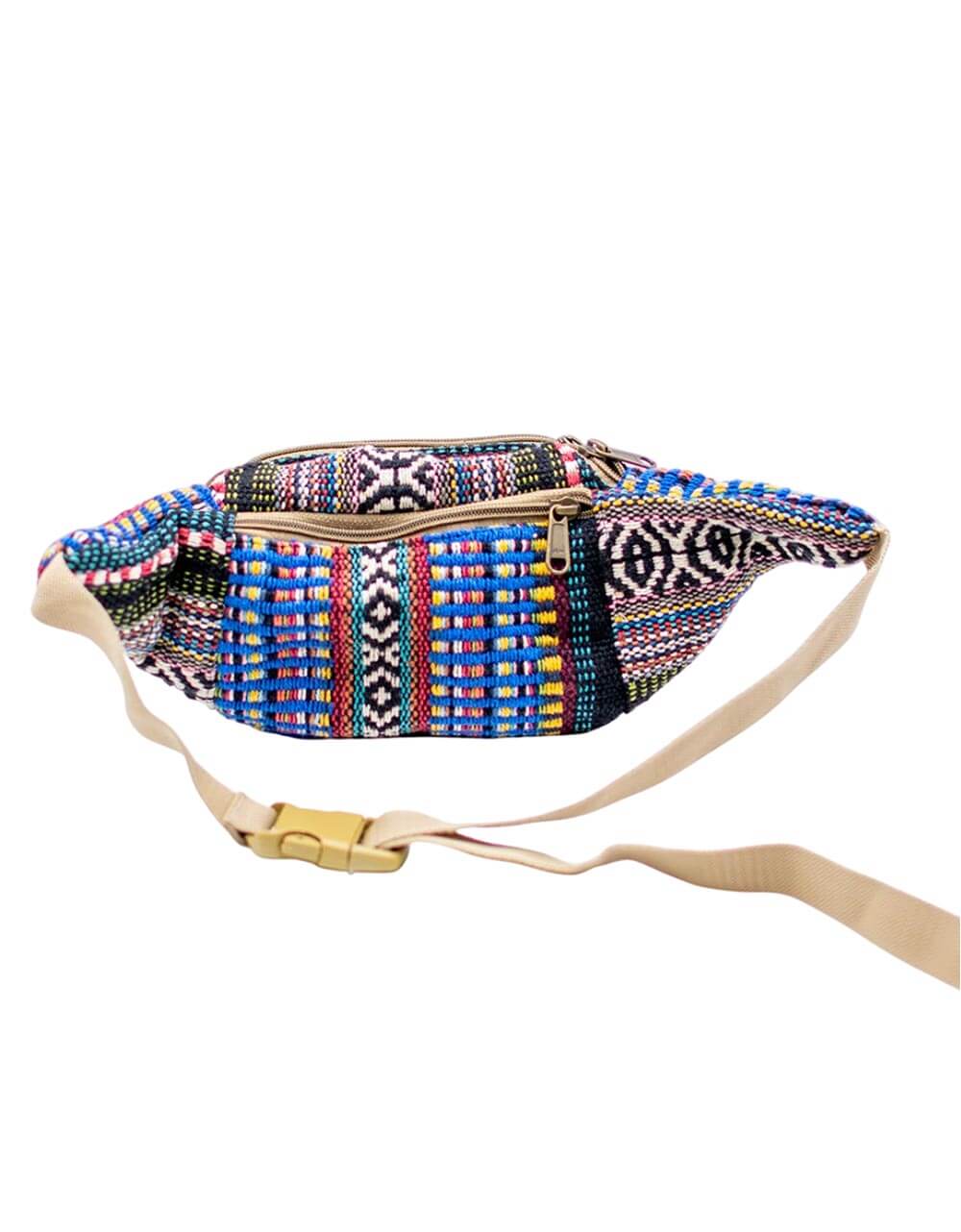 Kimago Look - Wholesale Belt Bag - Unisex - Unisex Authentic Hemp Fanny Pack - BRÑ00132