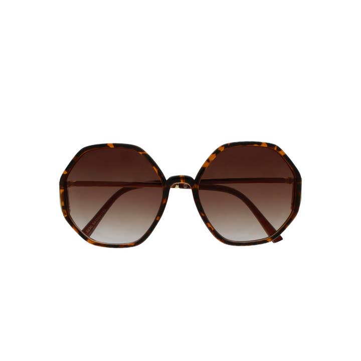 Dansk Copenhagen – Großhandel Sonnenbrille – Damen – Violetta Brown Leopard Sonnenbrille UV400 Schutz