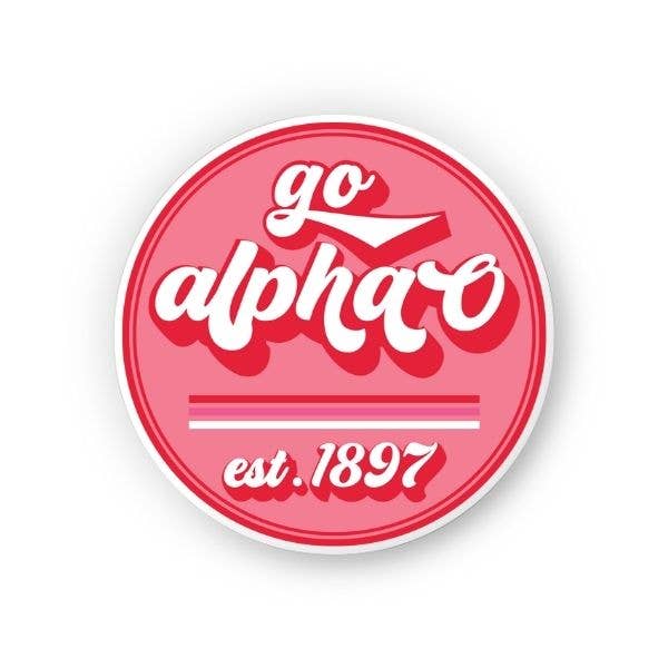 Sarahndipity Shop - Wholesale Sticker - Sorority Sticker - Go Design3