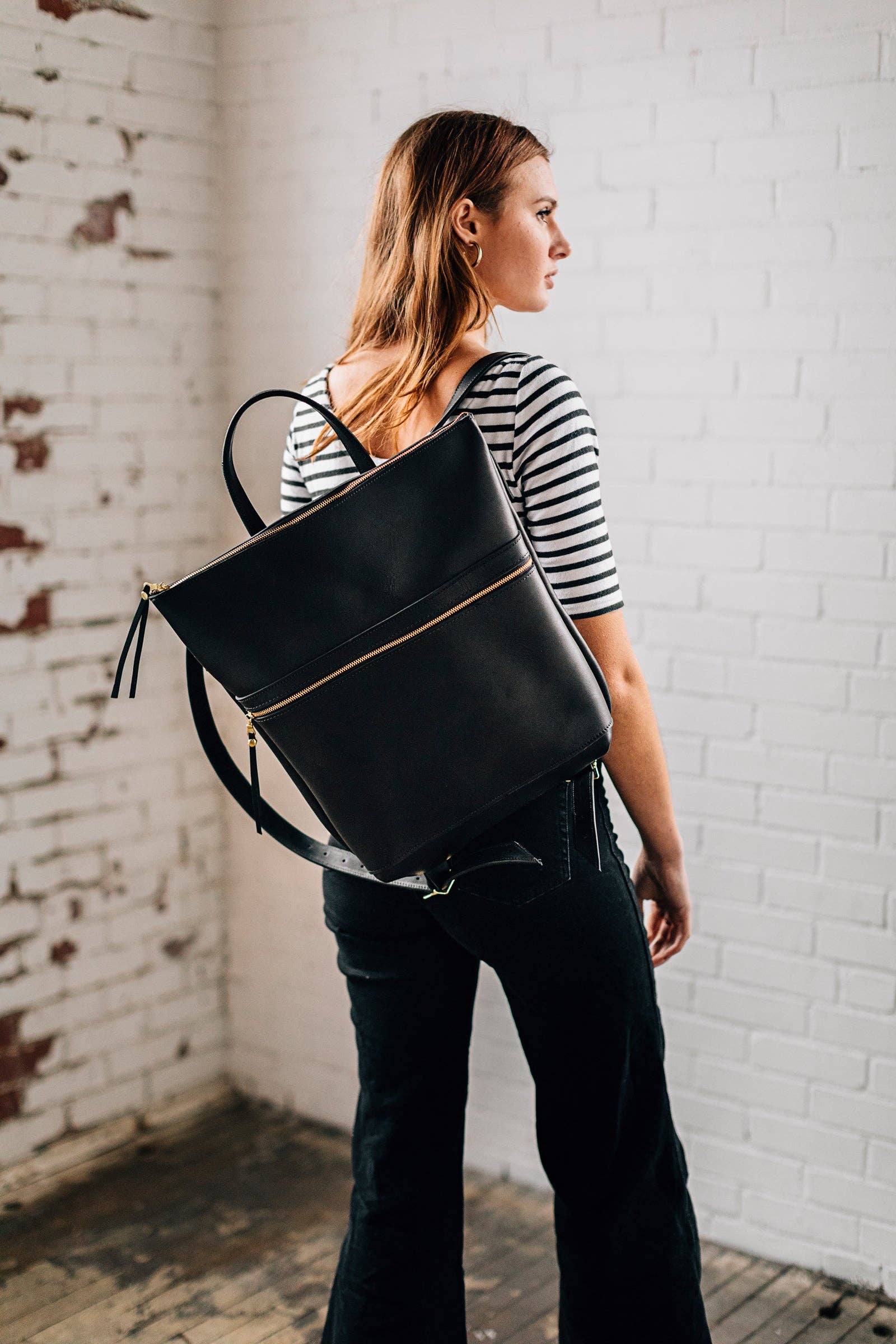 LIZ RIDEN - Wholesale Backpack - Women's - Backpack-Black4