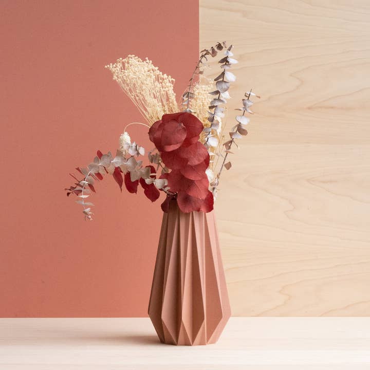 Origami Vase - for dried or fresh flowers for wholesale by MINIMUM DESIGN