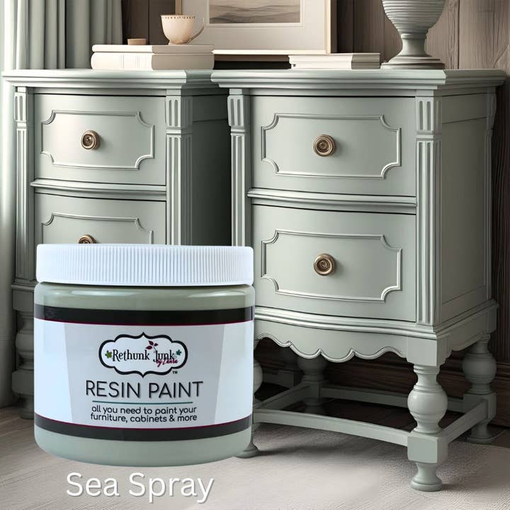 Sea Spray Resin Infused Paint for Furniture & Cabinets for wholesale by Rethunk Junk by Laura Furniture & Cabinet Paint