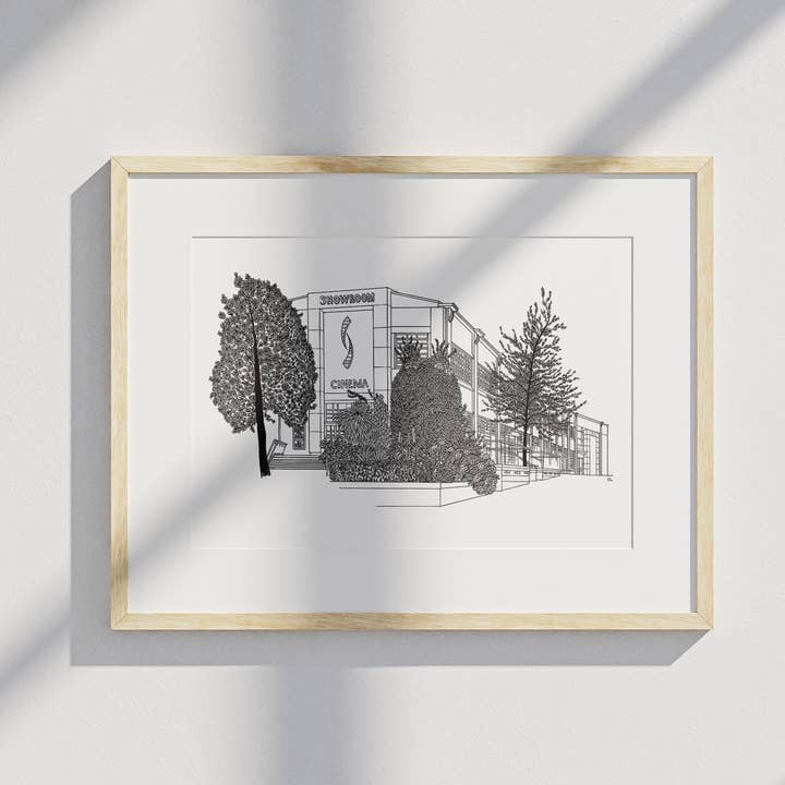 Showroom Cinema for wholesale by Chloe Longden Art