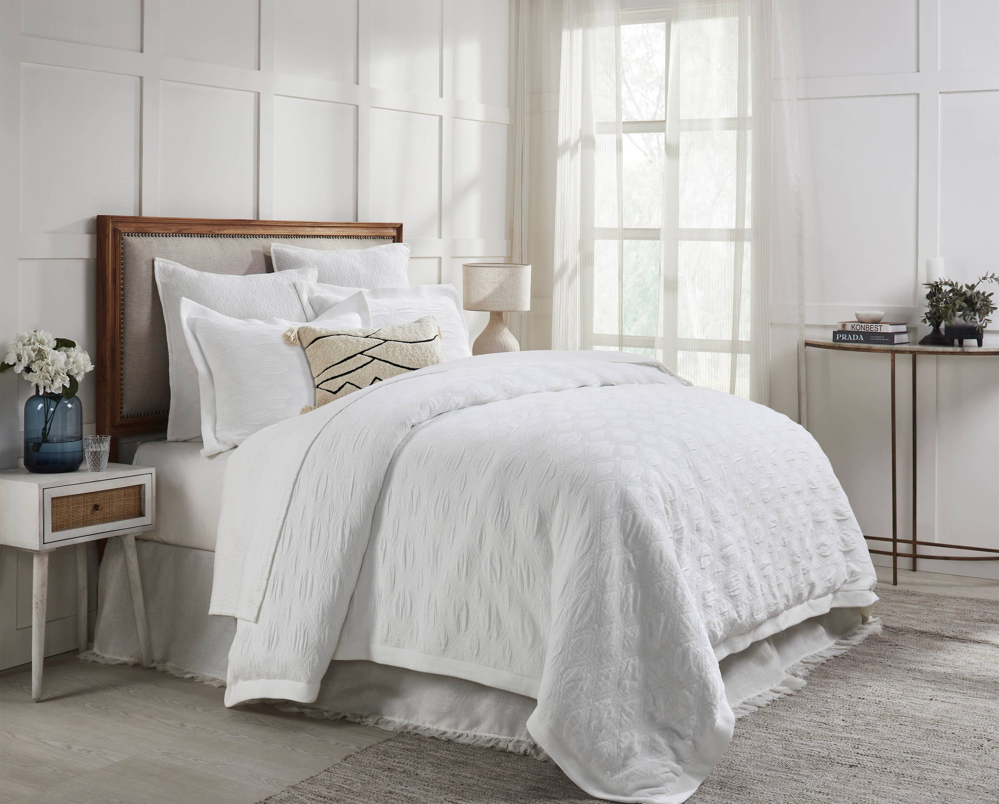 India's Heritage – Engroshandel Dynebetræk – Chloe Dynebetræk og Shams, Hvid 1