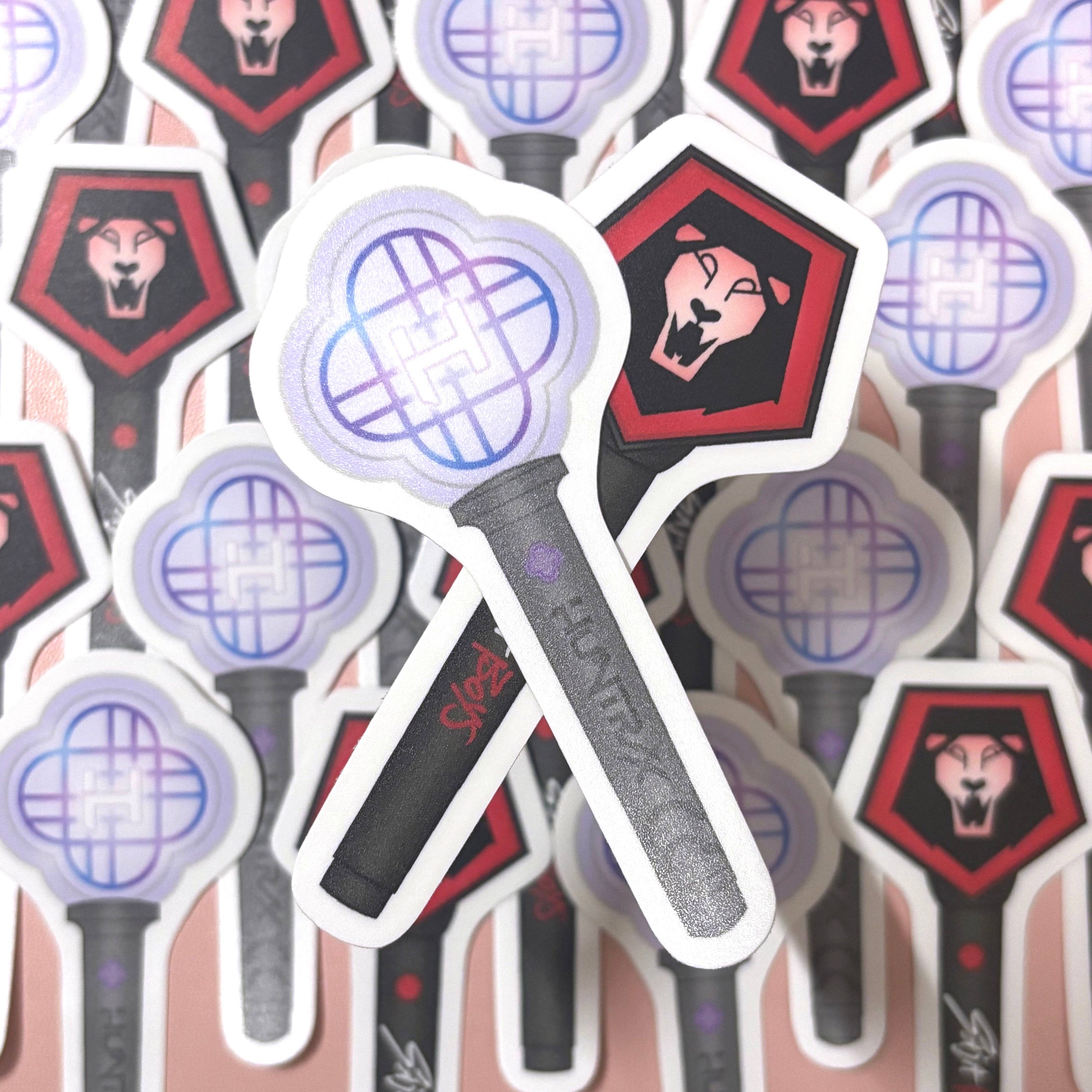 Parasol Paper - Wholesale Sticker - [WATERPROOF] Huntrix Saja Boys Lightstick Vinyl Sticker Decal4