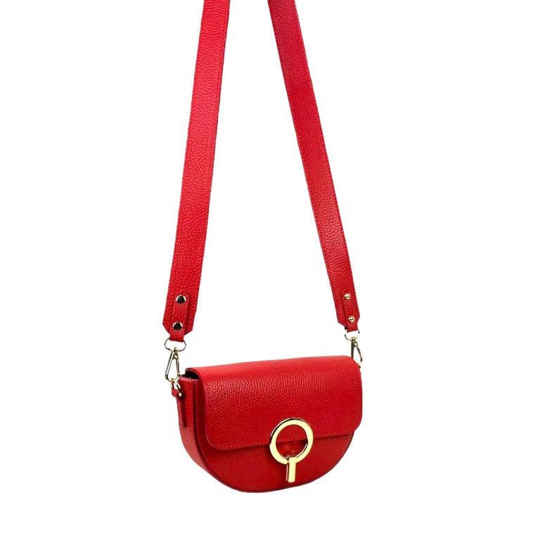 Chenson & Gorett - Wholesale Crossbody Bag - Women's - Women's Italian Leather Shoulder Bag with Twist Flap4