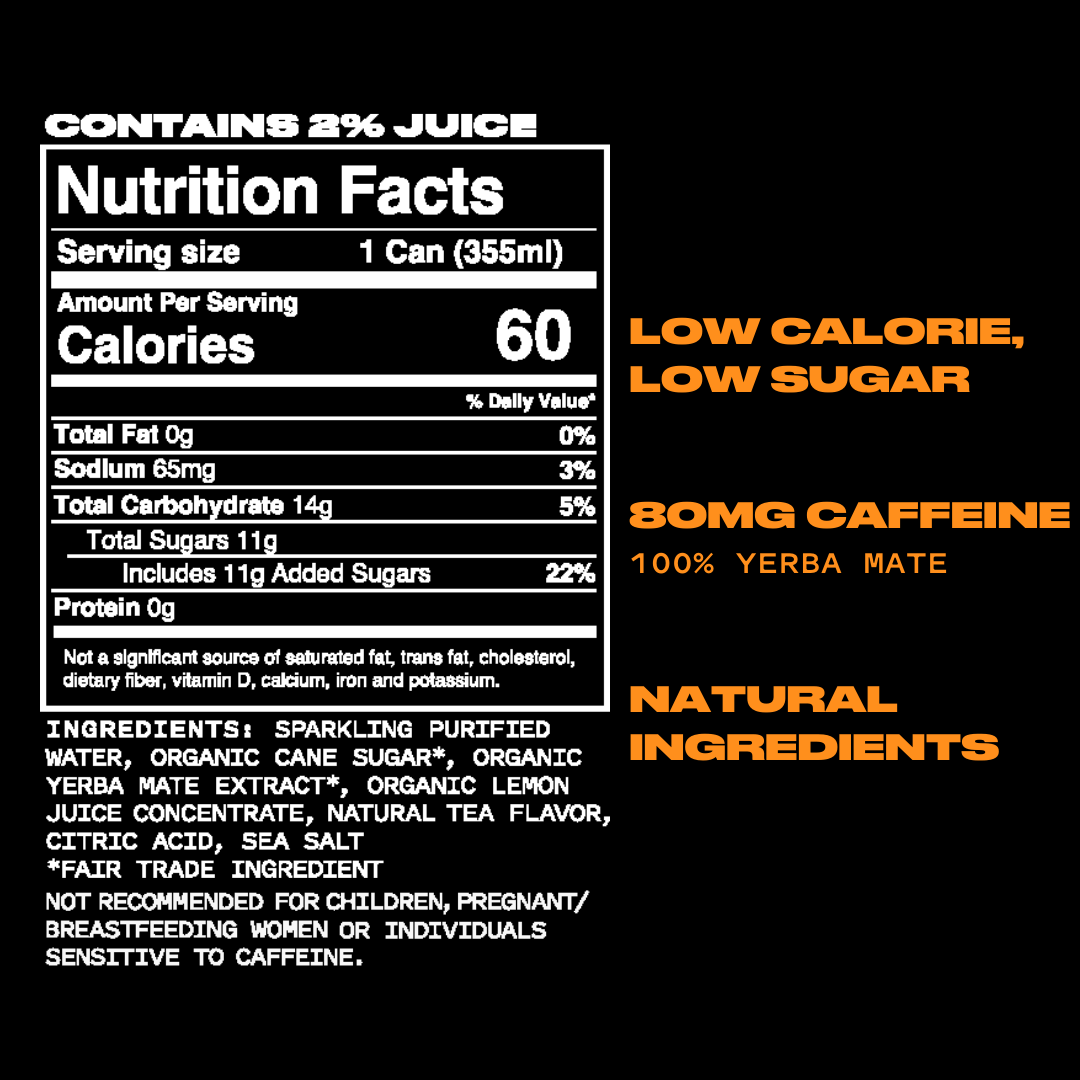 Yaté - Wholesale Sparkling Water - Yate Original Golden Sparkling Yerba Mate 12oz (12 pack)4