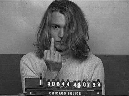 Suga Bearz - Wholesale T-shirt met print - Uniseks - Suga Bearz Johnny Depp F* ck You Tee1