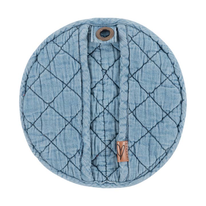 KAF Home - Wholesale Oven Mitt/Pot Holder - Ayesha Curry - Denim Potholder - Set of 2