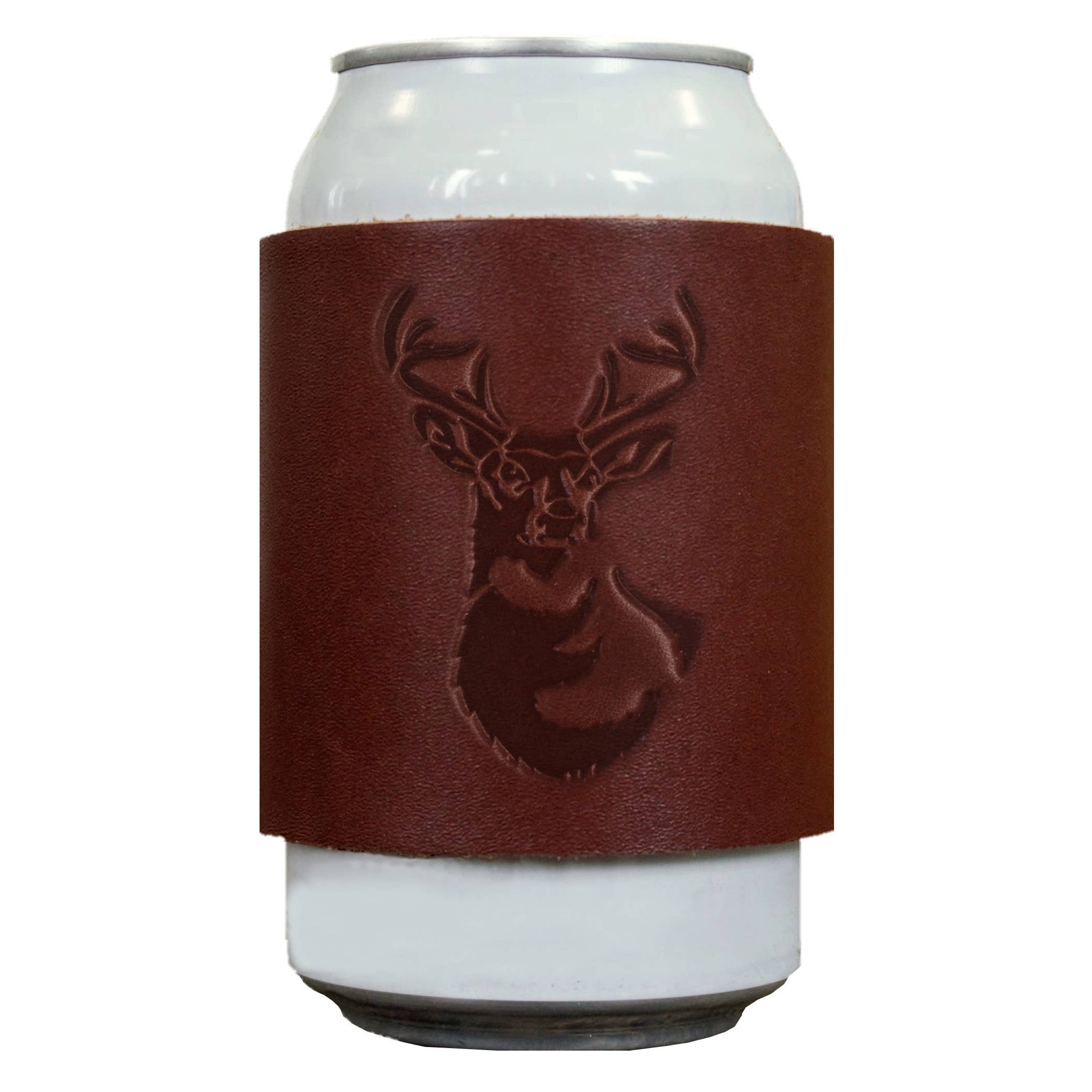 Beer Hugger Beer Sleeve Beer Cooler Moose Leather Can Sleeve 