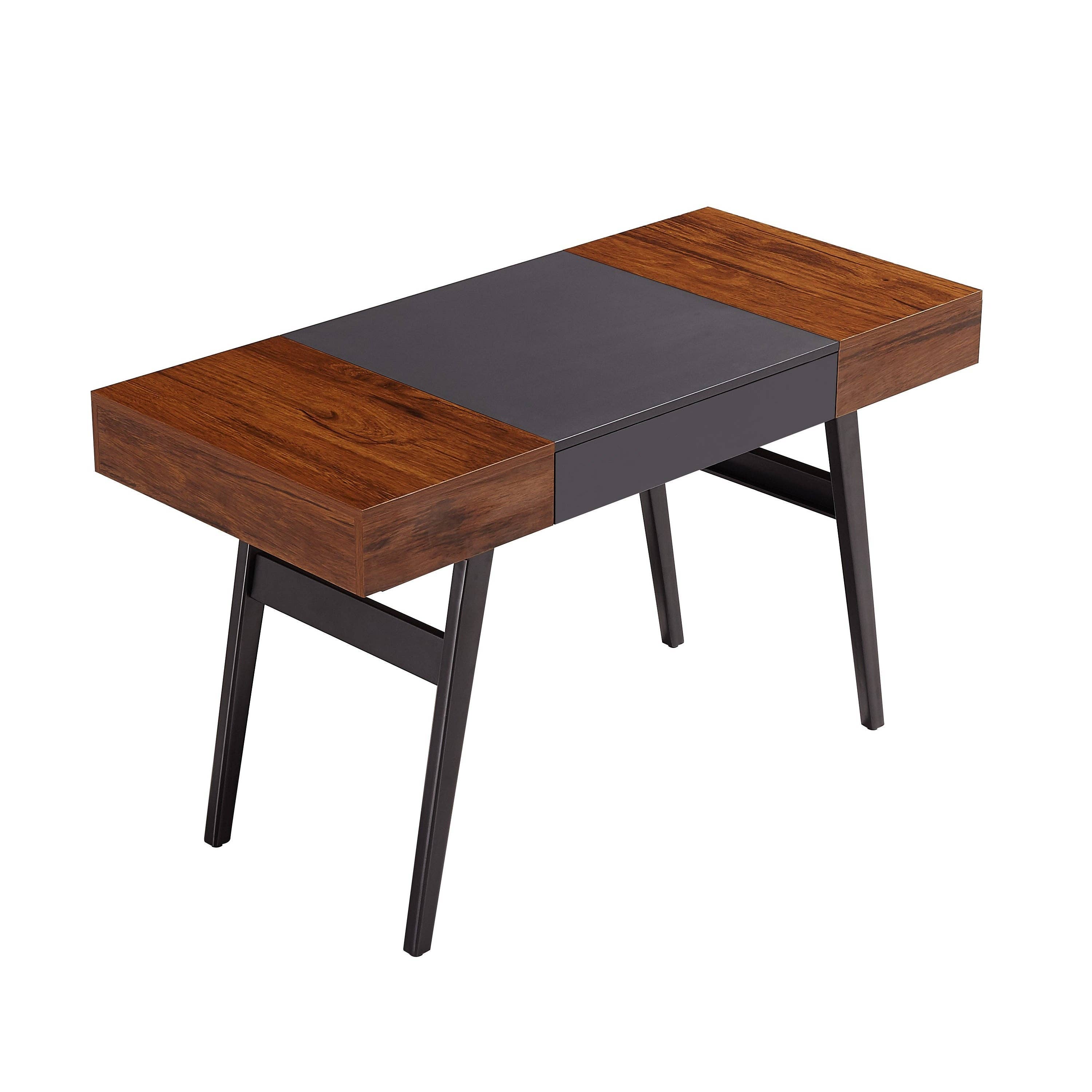 Mahogany Expandable Modern Desk with Storage for wholesale on Faire8