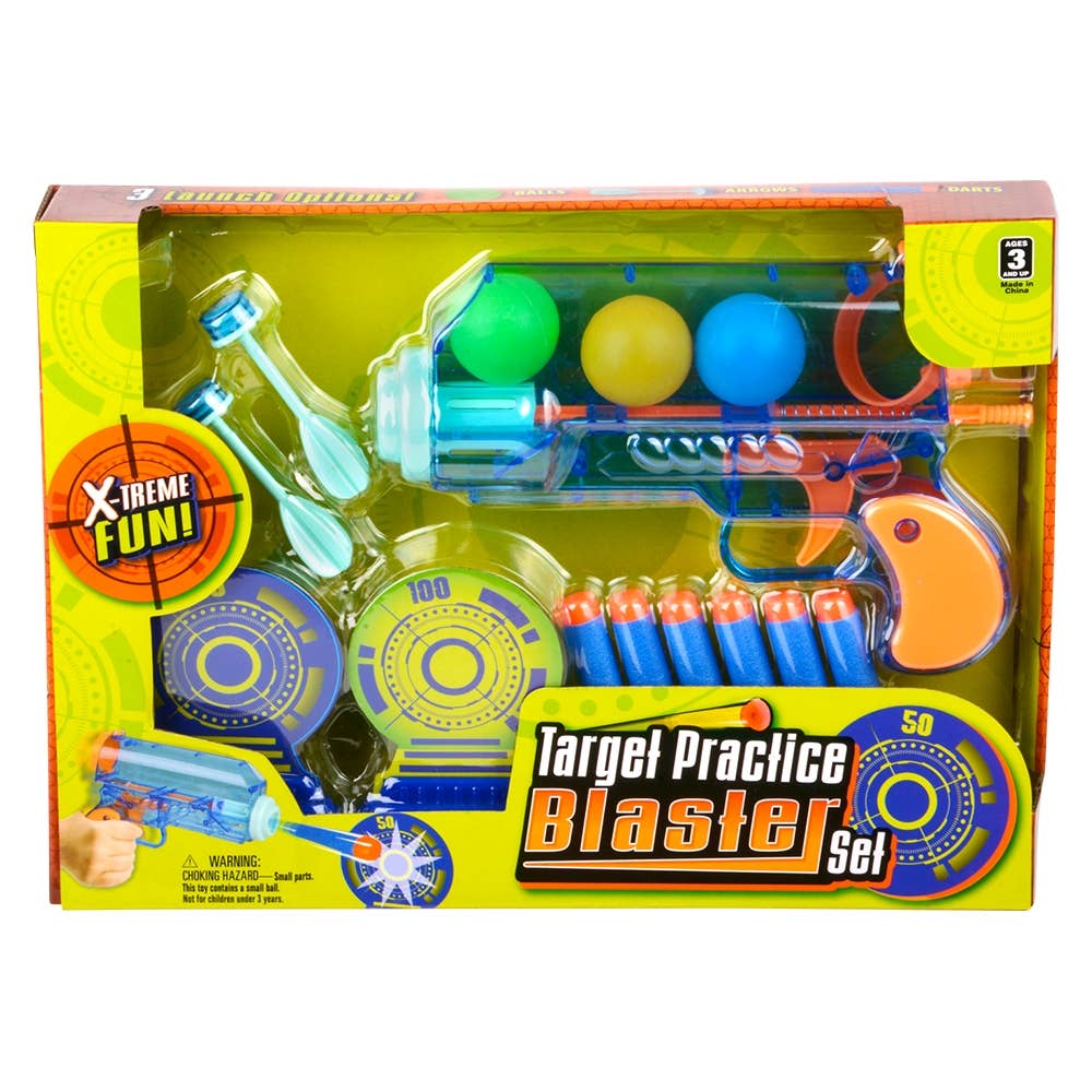 La Luna Bella - Toys - Wholesale Classic Toy - Kids - Target Practice Blaster Set 12/ - LLB Toys4