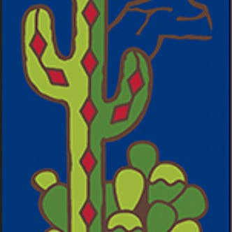 Southwest Cactus 3x6 Tile (3101) for wholesale by Earthtones Tile