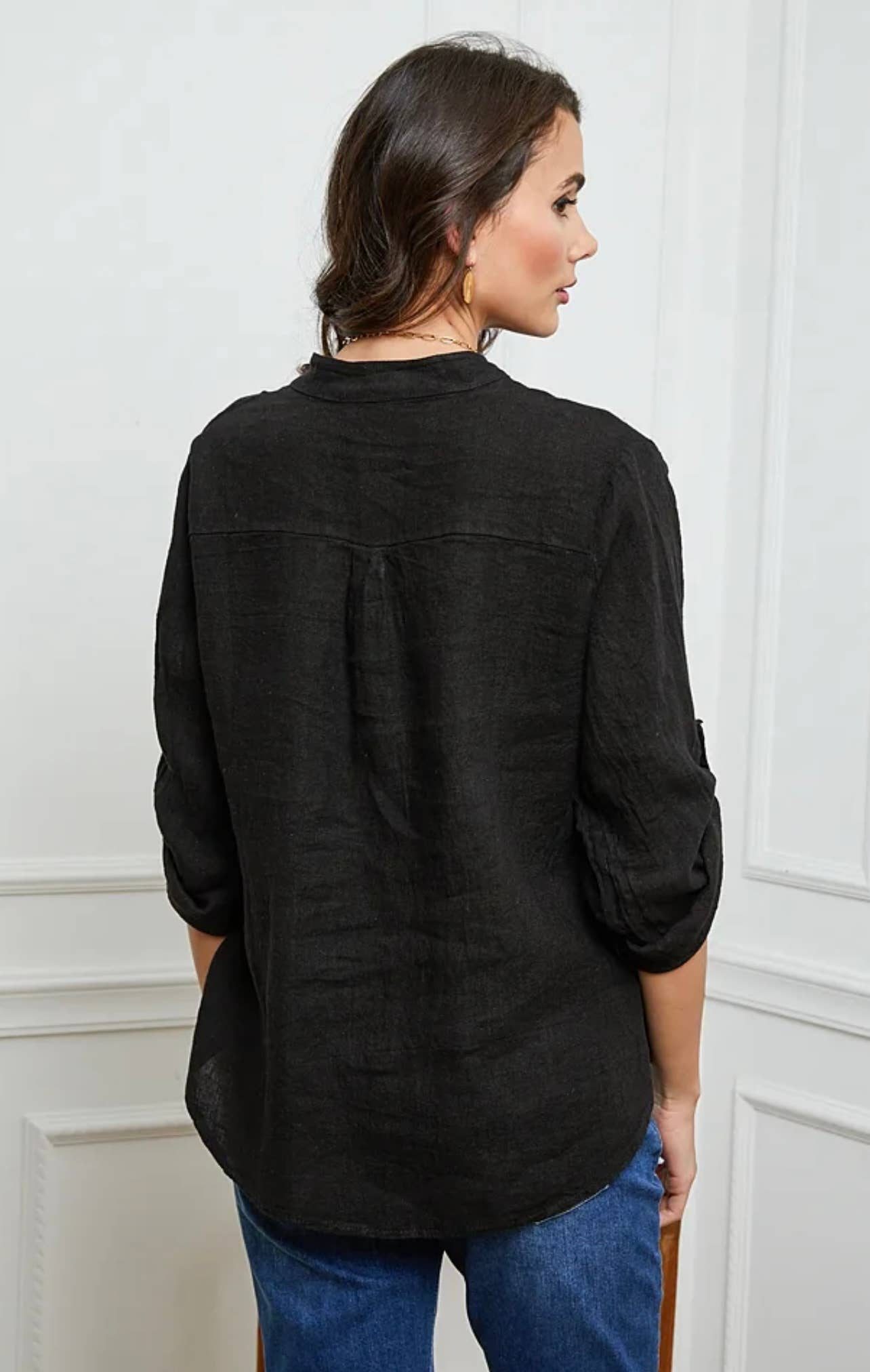 LÉA & LUC – wholesale Blus - Dam – Blus i 100 % linne REF. 664936