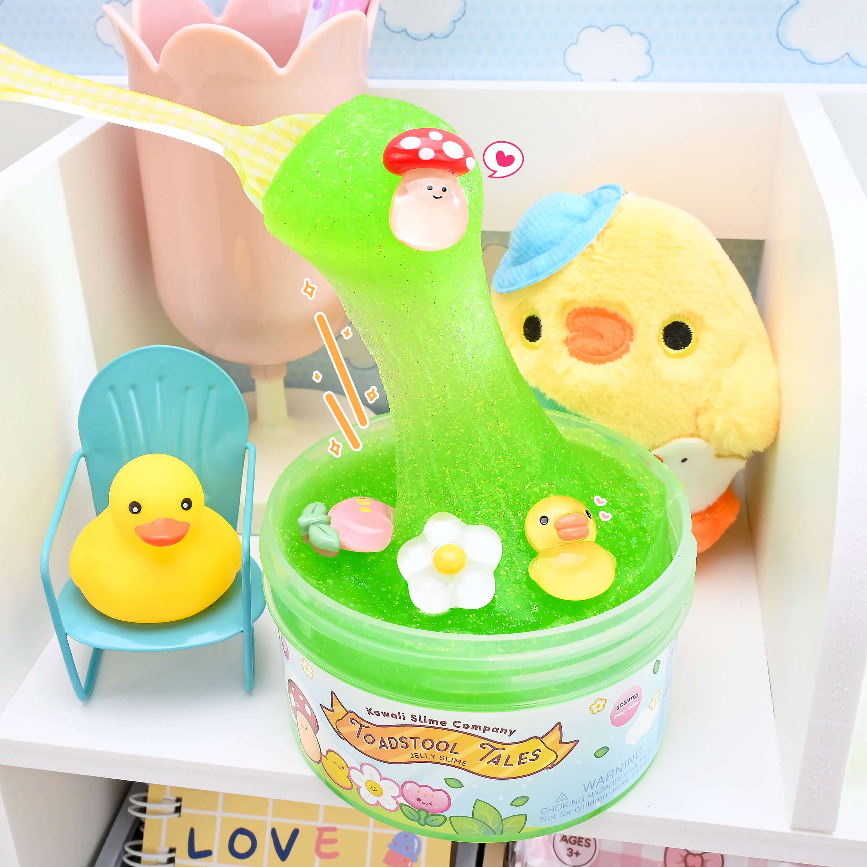 Kawaii Slime Company - Wholesale Putty/Slime - Kids - Toadstool Tales Cloud Slime (4pcs/case)3