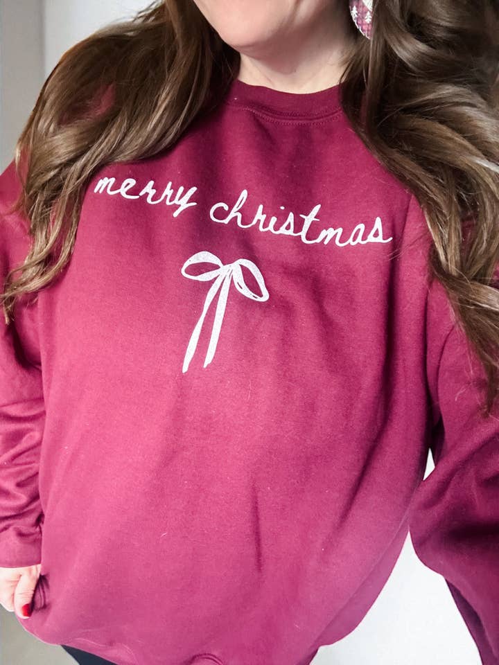 Cranberry Tidings Sweatshirt for wholesale by Anabelle+Oak