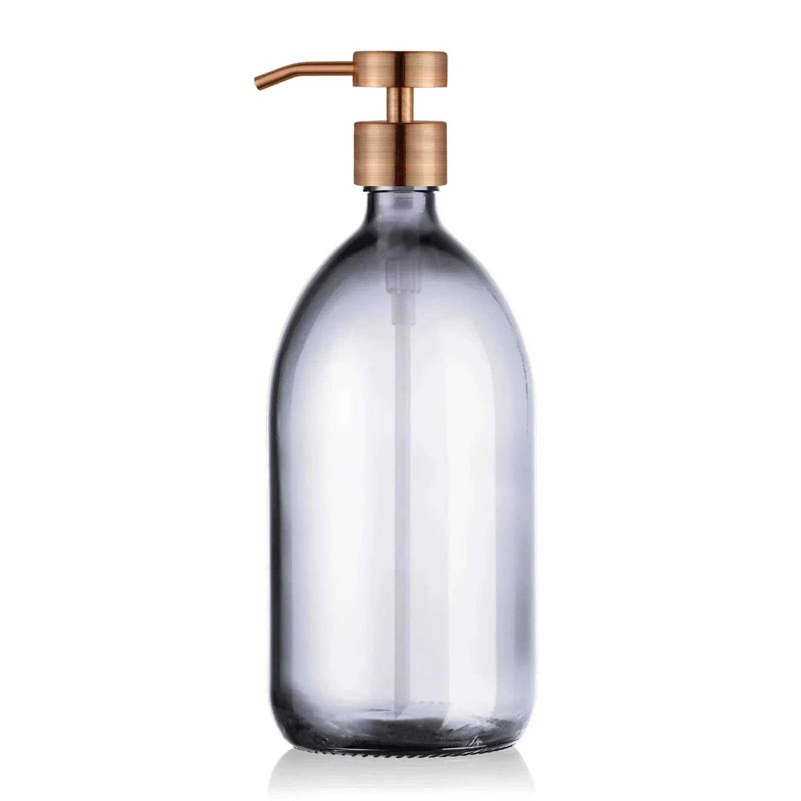 Little Pots – wholesale Soap dispenser – Clear glass soap dispenser – Stainless steel pump16