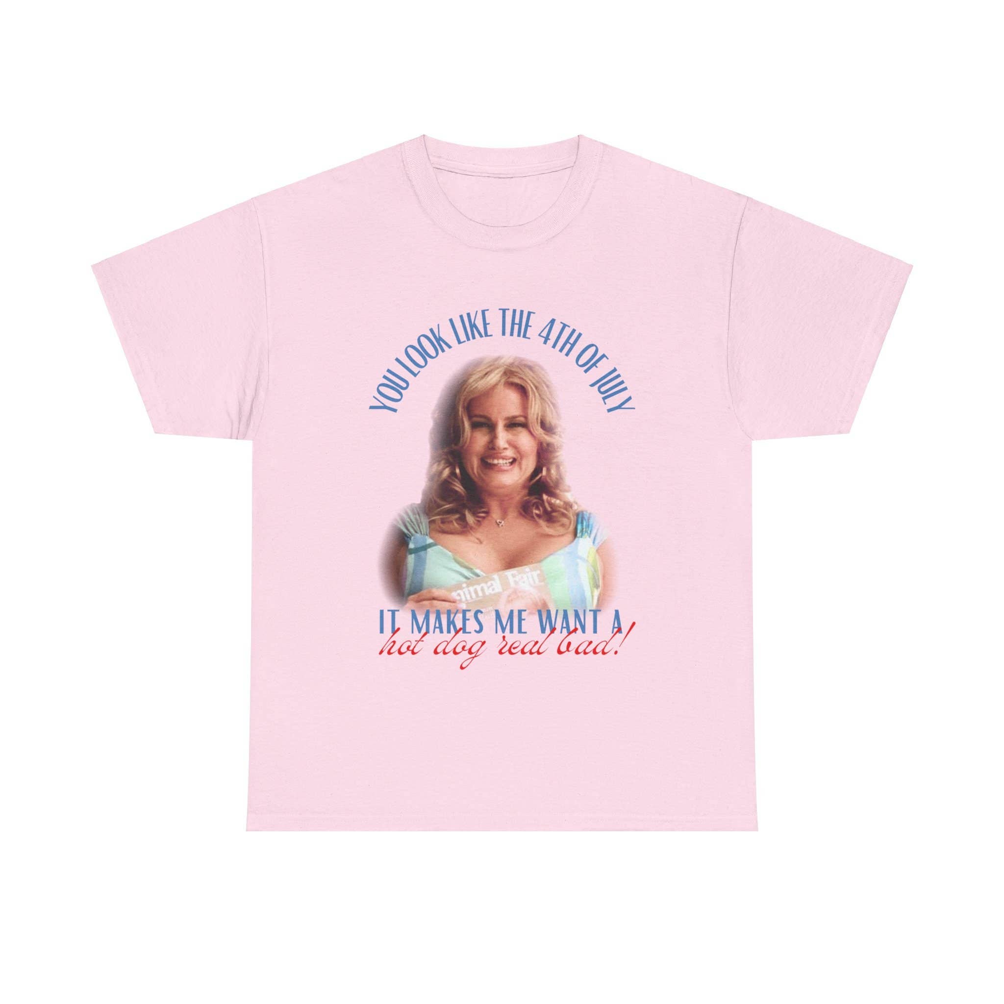 NVC Ecommerce LLC - Wholesale T-Shirt (Graphic) - Women's - You Look Like The 4th Of July Makes Me Want A Hot Dog Shirt0