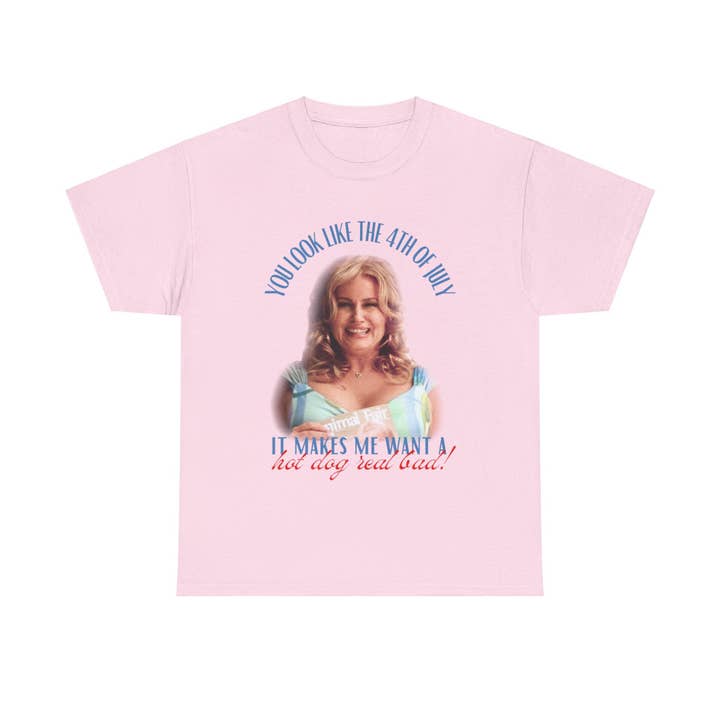 NVC Ecommerce LLC - Wholesale T-Shirt (Graphic) - Women's - You Look Like The 4th Of July Makes Me Want A Hot Dog Shirt