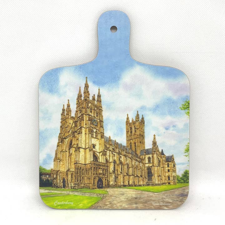 Robinson Collection - Wholesale Cutting board - Kent . Mini Cutting/cheese board, Canterbury Cathedral0