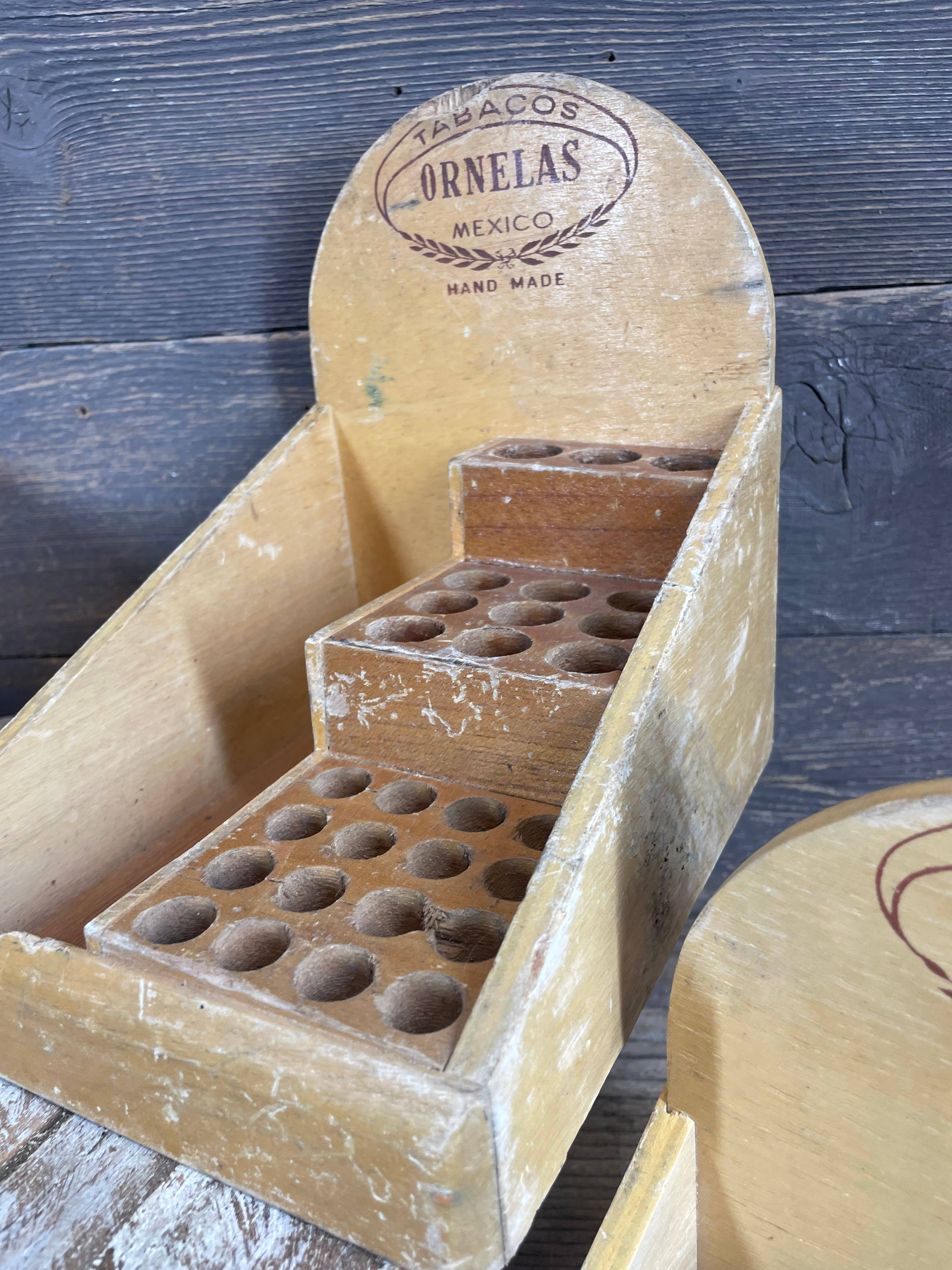 My Amigos Imports - Wholesale Decorative Tabletop Object - Vintage Ornelas Cigar Display Holder-WH4--Mexico-Original1