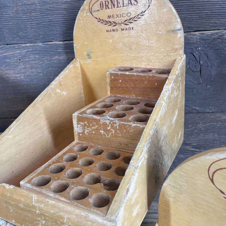 My Amigos Imports - Wholesale Decorative Tabletop Object - Vintage Ornelas Cigar Display Holder-WH4--Mexico-Original1