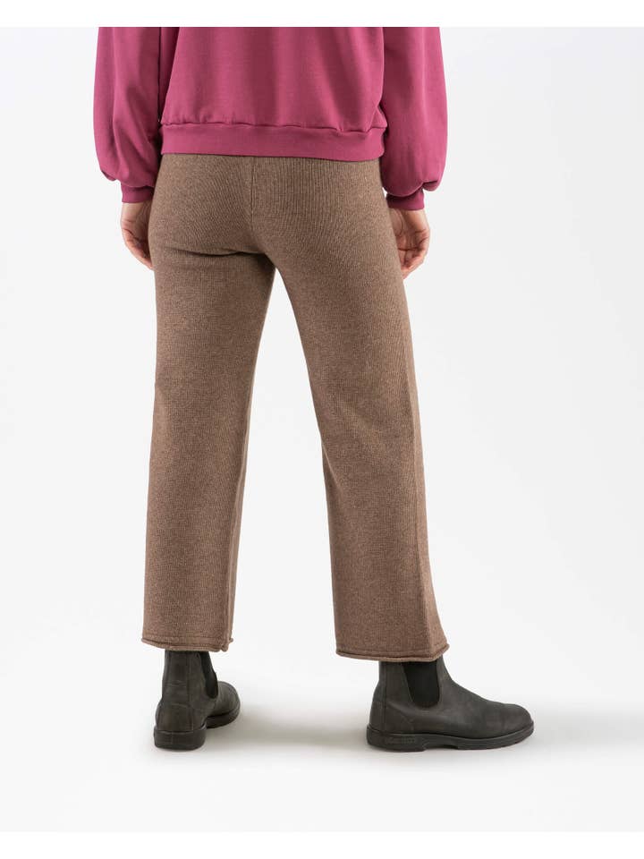 Matona - Wholesale Pants - Women's - Knitted Culotte sepia3