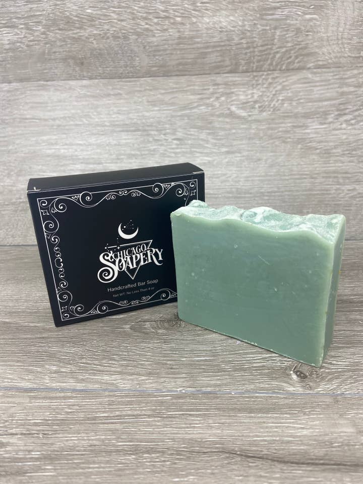 Refreshing Peppermint Soap (Vegan) for wholesale by Chicago Soapery & Apothecary