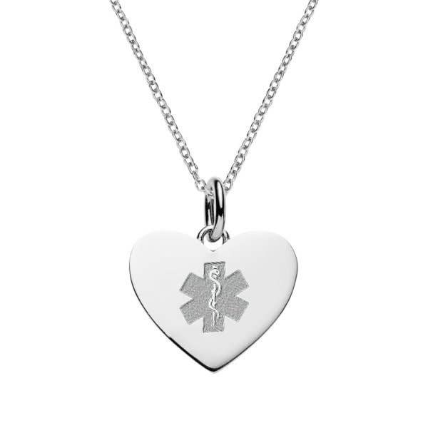 Women's Medical Heart Necklace for wholesale by Gemz By Emz