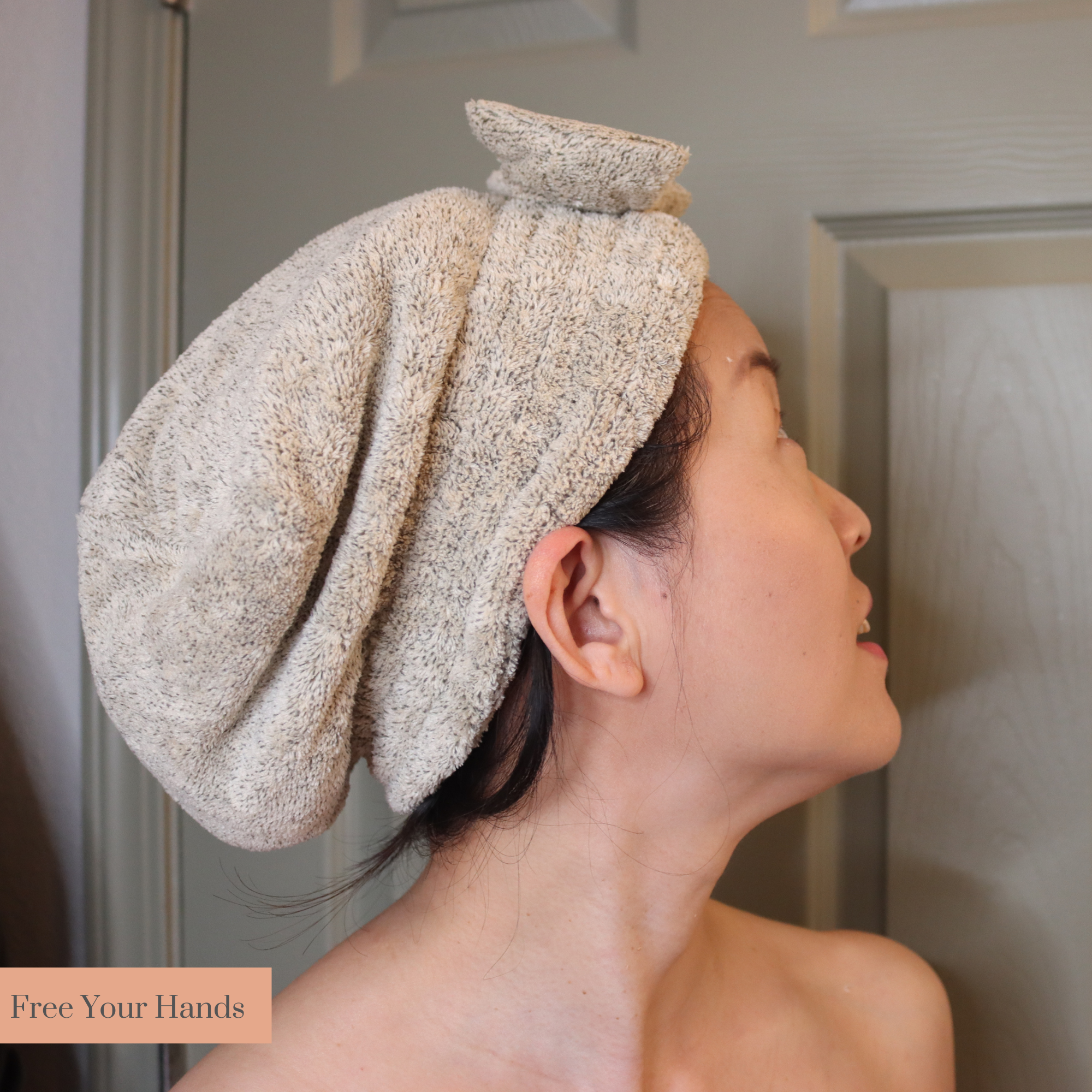 DrifWoo – Großhandel Handtuchturban/Wickelhandtuch – Mikrofaser-Haartrockner, Handtuchkappe für trockenes Haar, Turban, Spa-Set5