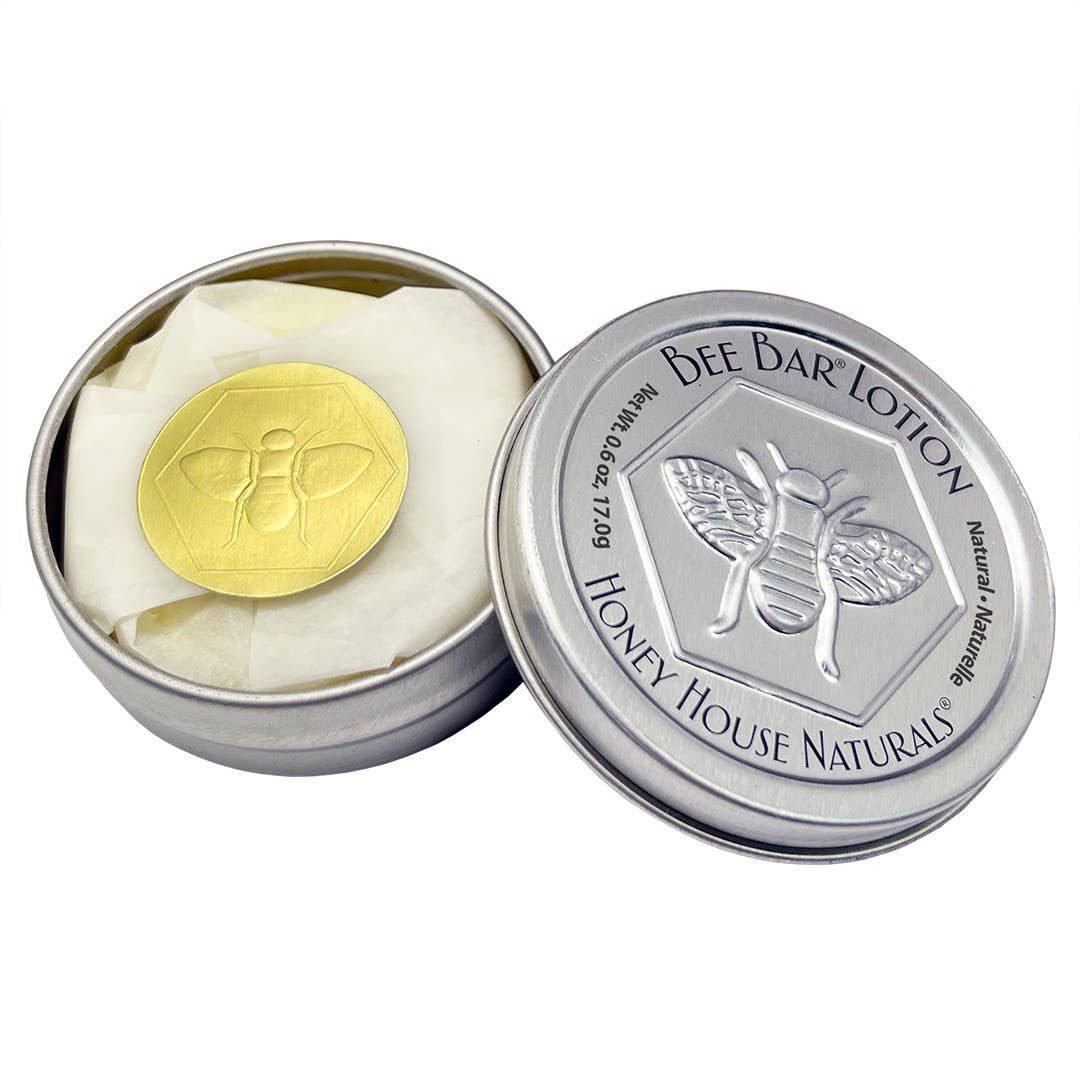 Honey House Naturals - Wholesale Solid Lotion - Small Bee Bar Display - 32 Pieces - Free Tester - SAVE $13