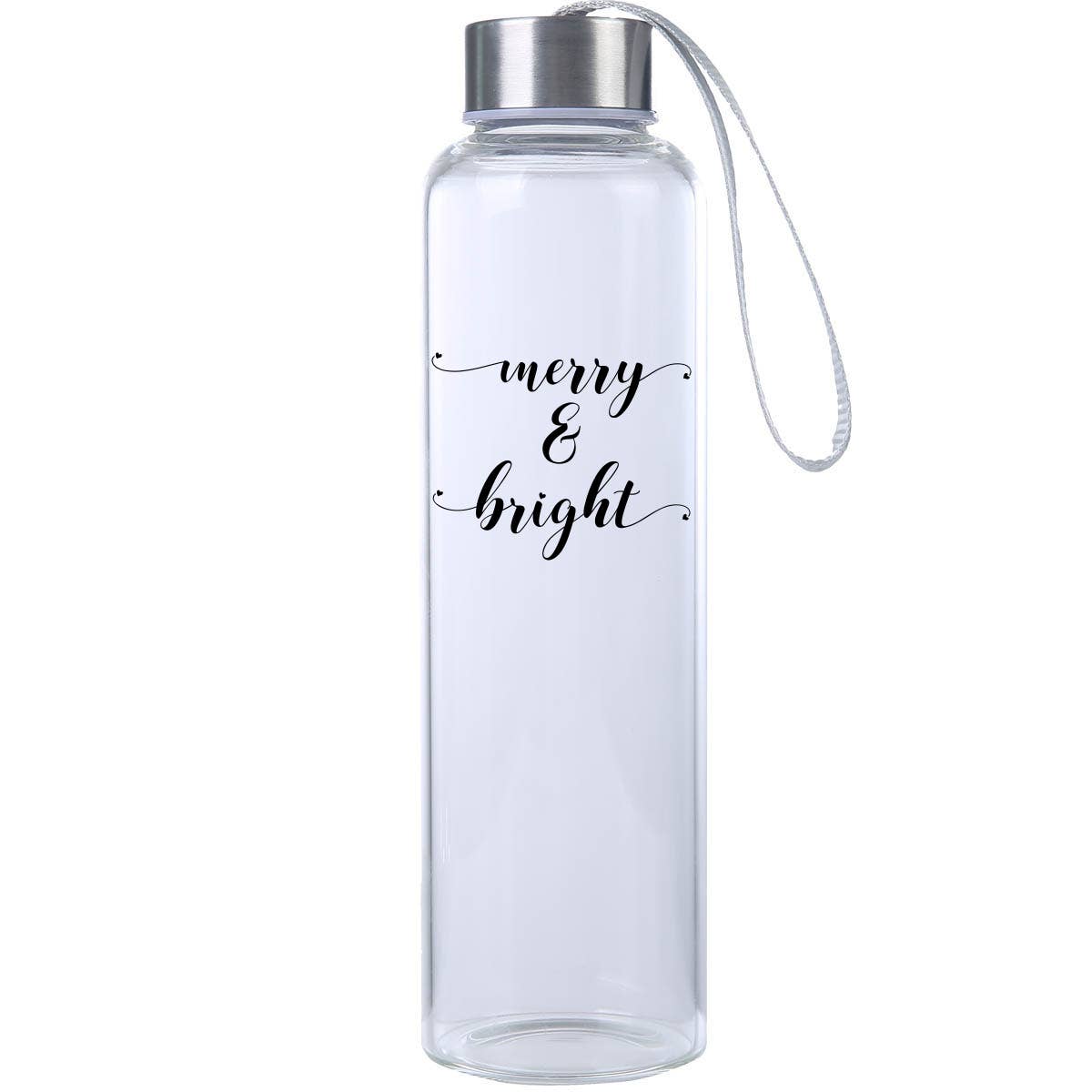 Made2Order - Wholesale Water Bottle - Christmas Holiday Glass Water Bottle4