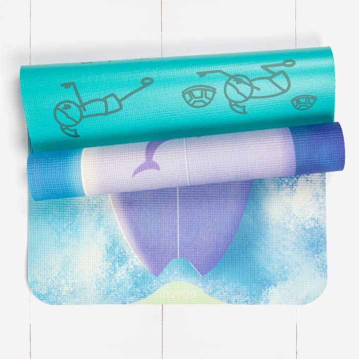 Myga Europe - Wholesale Yogamat - Kinder yoga mat – surfer ontwerp1