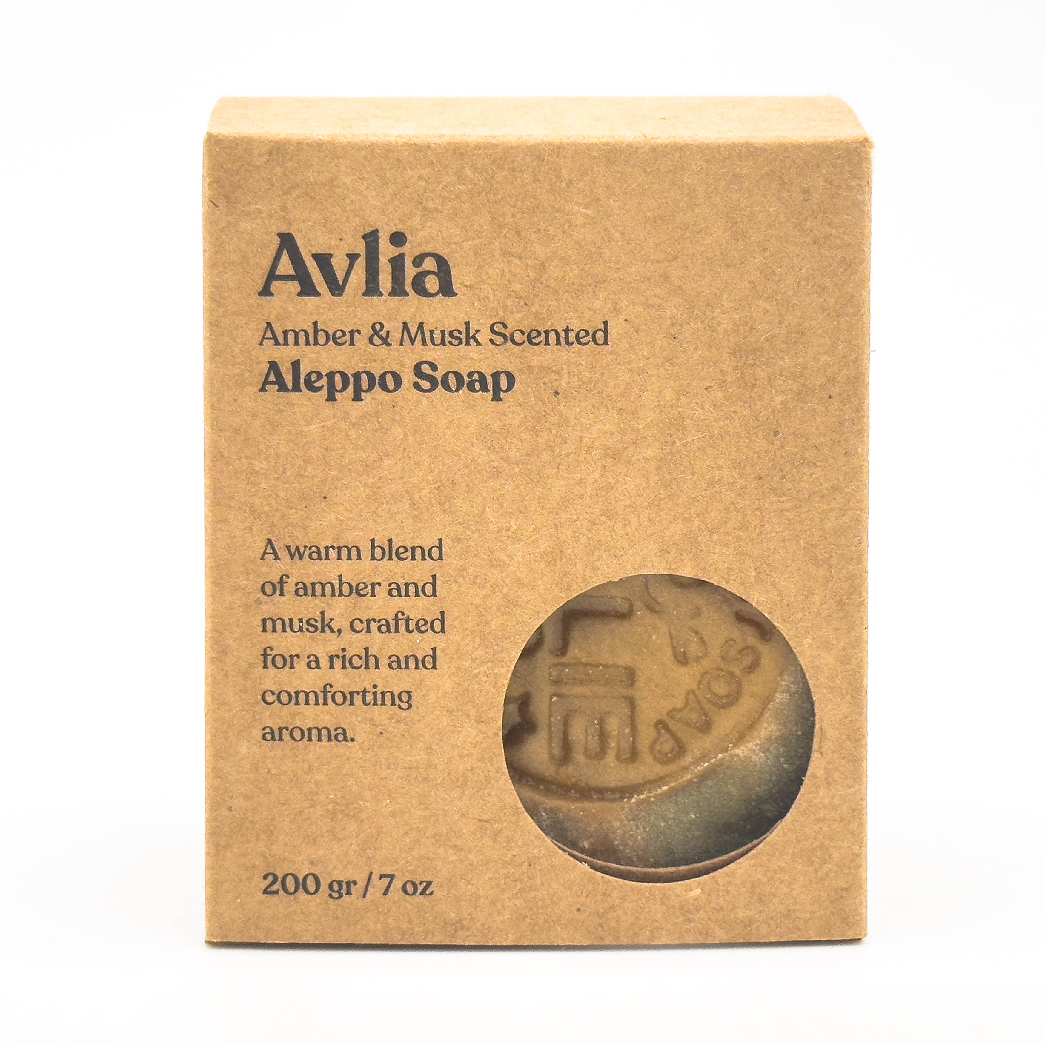 Avlia Home - Vendita all'ingrosso Saponette - Sapone di Aleppo Profumato all'Ambra e Muschio4