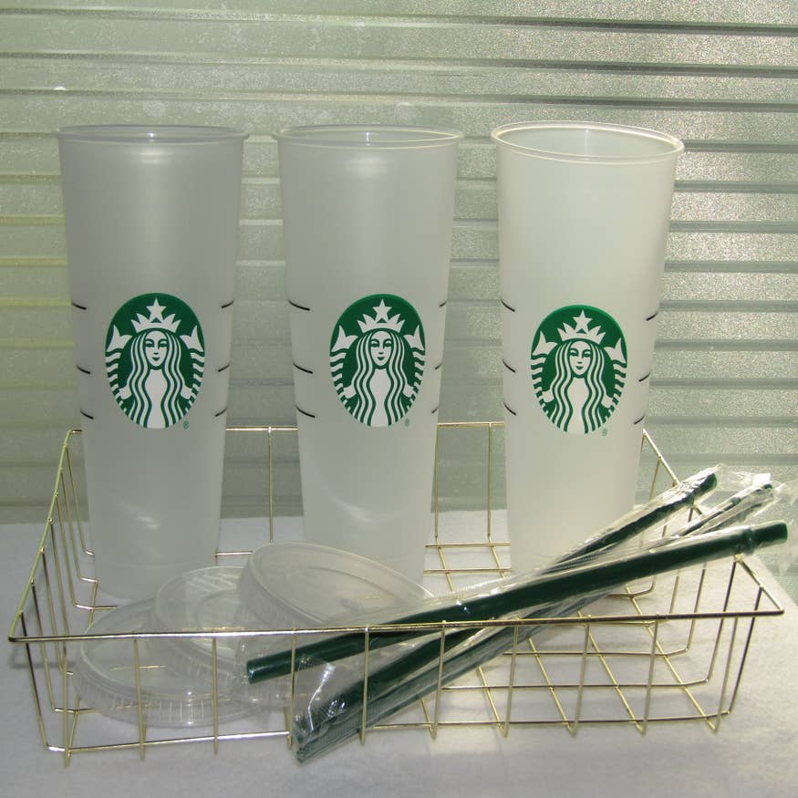 Custom Vinyl Starbucks Cup True Crime Starbucks Cup 