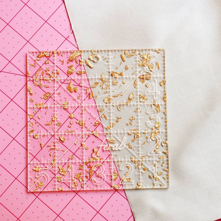 Feral Notions - Wholesale Craft Tool - Charm square ruler10