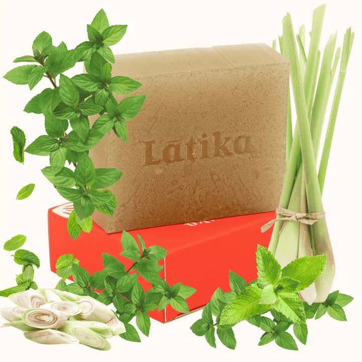 Latika Beauty – sabonete sólido por atacado – Sabonete Energizante de Erva-príncipe9