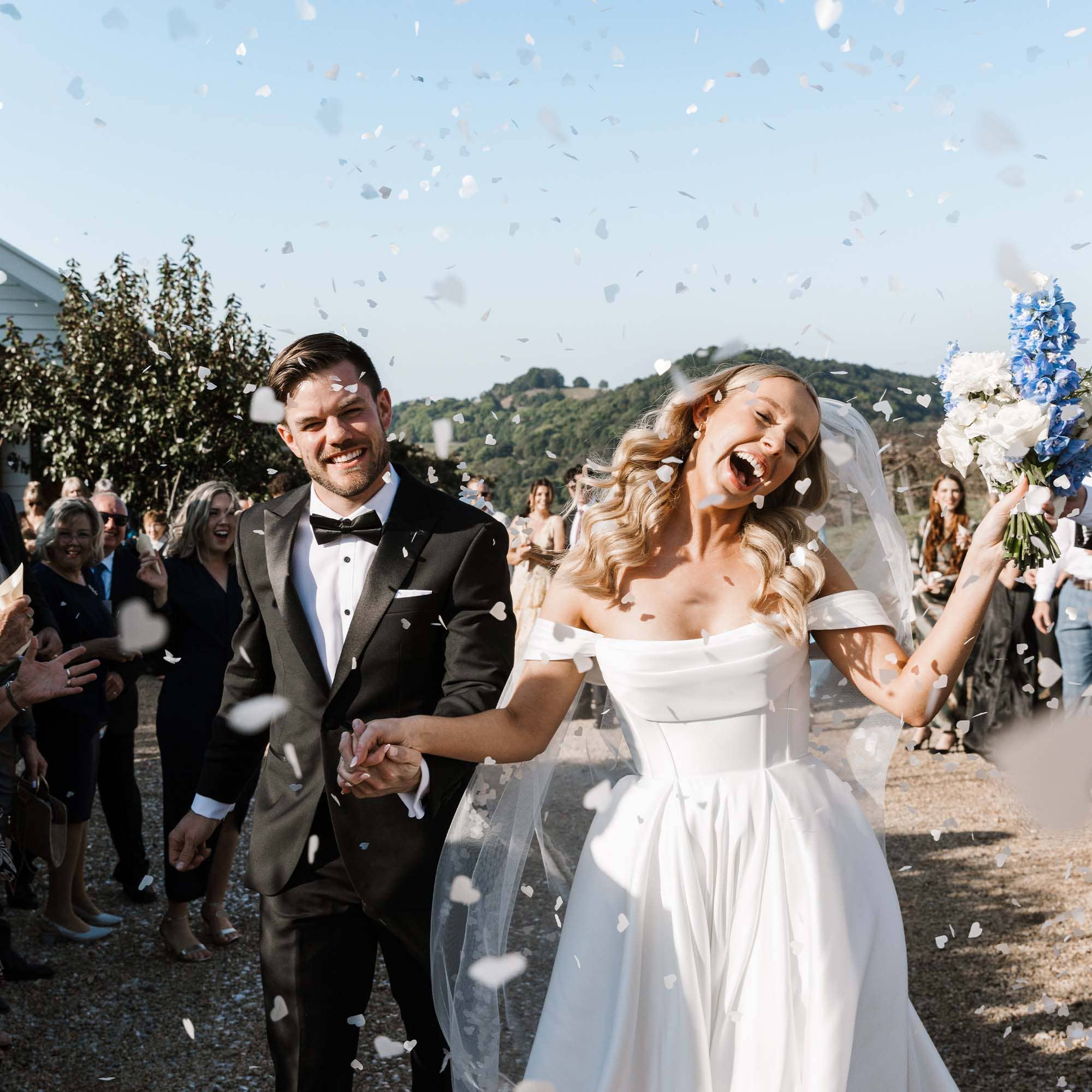 The Whole Bride - Wholesale Confetti - Biodegradable Confetti - Heart (Bag Only)24