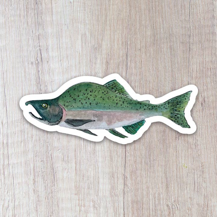 Salmon Sticker for wholesale by Brush & Bark