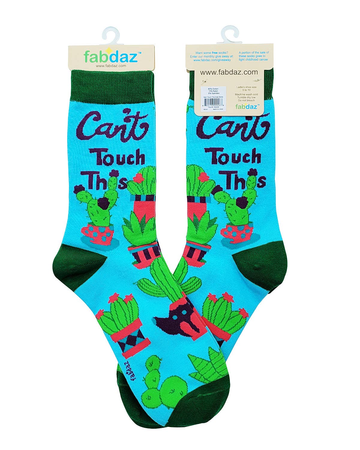 Fabdaz - Vendita all'ingrosso Calzini - Donna - Calzini da donna con cactus spinoso4