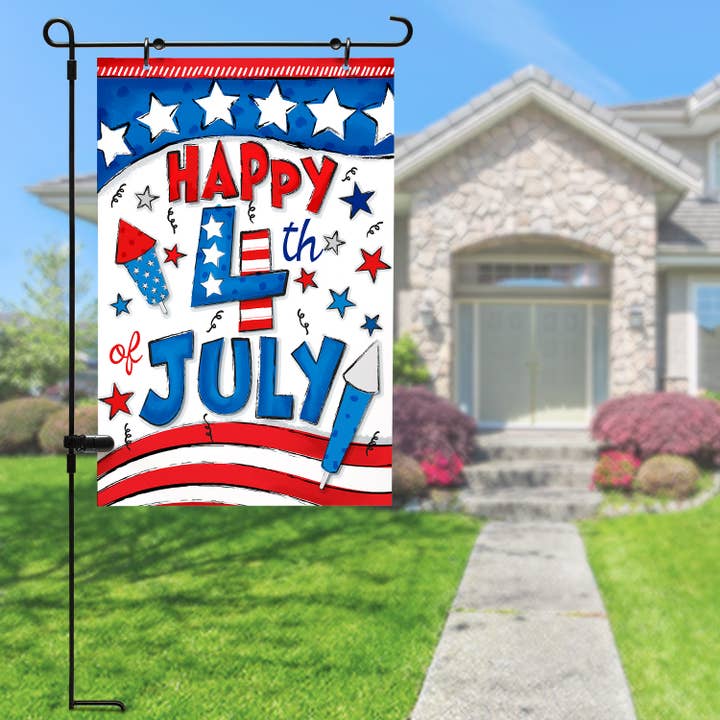 Conimar Promotions - Wholesale Flag - "4th of July" Reversible Multi-Image Garden Flag3