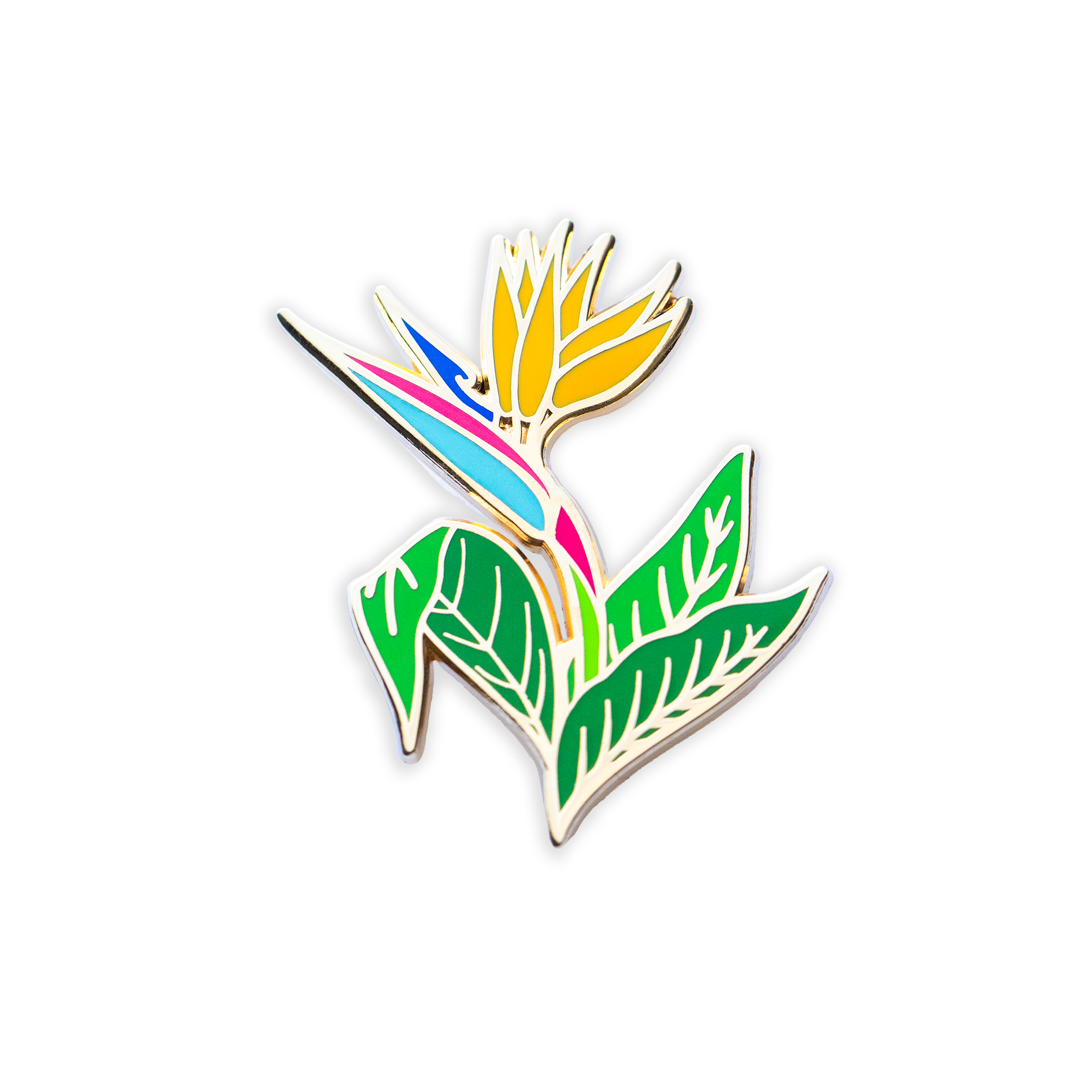 Mover & Shaker – wholesale Lapel pin/button – Birds of Paradise0