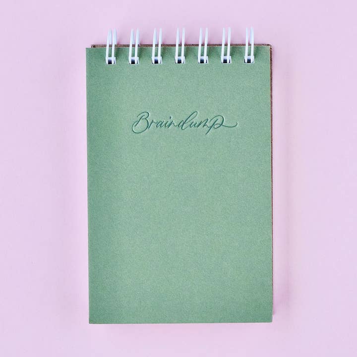 Braindump Pocket Notes | Olive Green for wholesale by Michelle Renee Co.