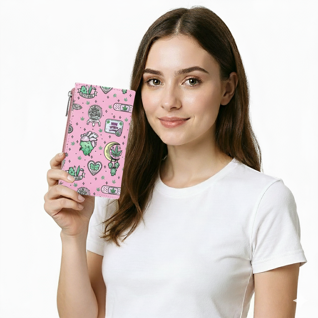COMECO INC - Wholesale Wallet - Women's - Magical High Wallet, Girly Vinyl Wallet with RFID4