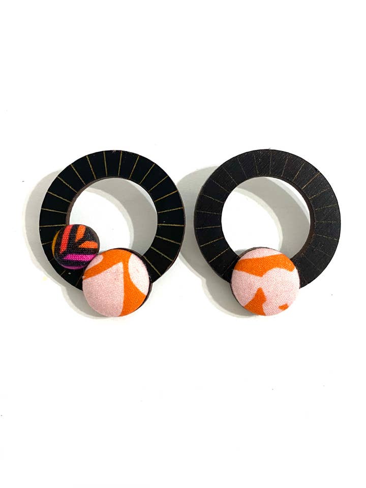 Ciclos Small Hoops- Black - Smoothies for wholesale by Botón de Azúcar