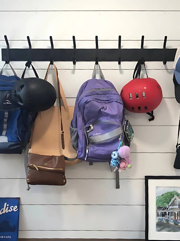 The Cooperstown Double Hook Coat Rack for wholesale by Industrial Farm Co