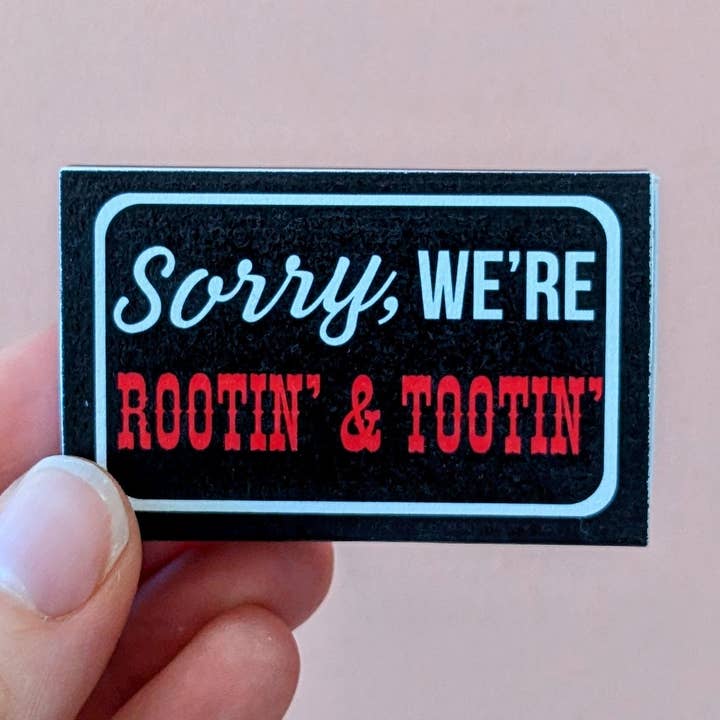 Rootin' Matchbox for wholesale by Ghost Poppy