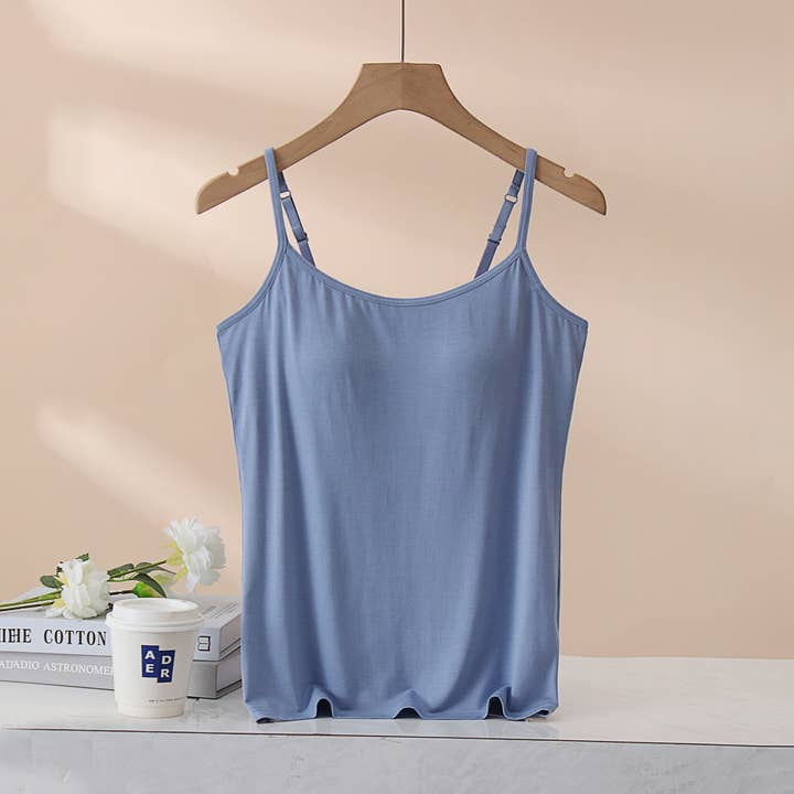 Rosa Clothing - Wholesale Camisole - Women's - built-in bra camisole top36