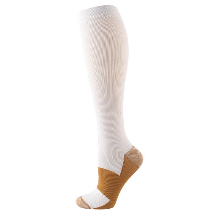ACCITY - Wholesale Socks - Women's - WOMEN'S SOLID COLOR SPORTS COMPRESSION SOCKS_CWMS18671