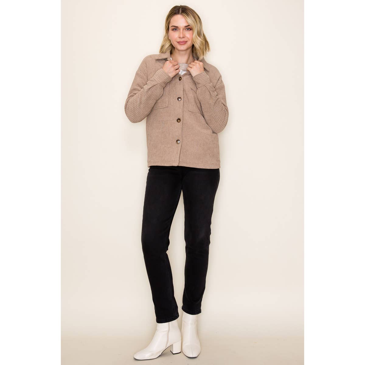 STACCATO - Wholesale Jas - Dames - CORDUROY JAS MET BONTRAND11
